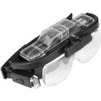 OEM Lupa Led Iluminada Con 2 Luces, Lupa De Diadema Para Lectura, Trabajos De Precisi&oacute;n, Relojer&iacute;a Y Uso Con Manos Libres