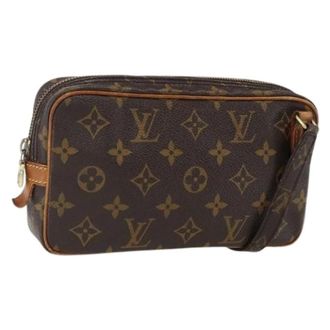 Louis Vuitton Pre-owned Cross Body Bags, female, Brown, Size: ONE SIZE Pre-owned Vintage Monogram Shoulder Bag