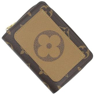 Louis Vuitton Brown Monogram Reverse Monogram Reverse Canvas Wallet (Bi-Fold) (Pre-Owned)