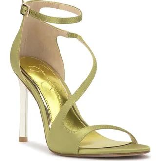 Jessica Simpson Qamille Ankle Strap Sandal in Green 01 at Nordstrom, Size 7.5