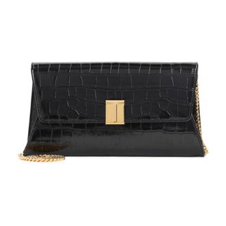 Tom Ford Clutches, female, Black, Size: ONE SIZE Nobile Clutch