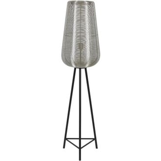 Light & Living L&aacute;mpara De Pie - Adeta - Plateado - Metal - - Light&living