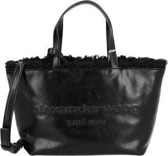Alexander Wang Black Cow Leather Rectangular Handbag