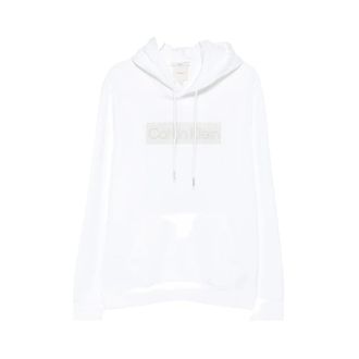 Calvin Klein Hombre, Sudaderas, Blanco, Talla: XL