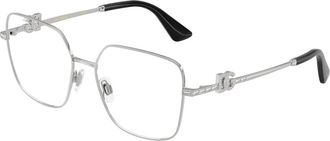 Dolce & Gabbana Optisch Montuur - Dames - Brillen - Grijs - 56 MM - Accessoires