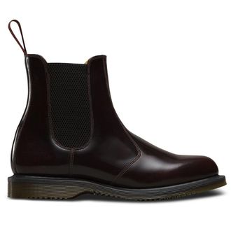 Dr. Martens Flora Arcadia Patent Leather Womens Chelsea Boots - Cherry - Size:UK 6.5