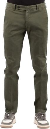 Berwich Morello Broeken - Heren - Slim Fit Broeken - Groen - XS - Katoen - Broeken