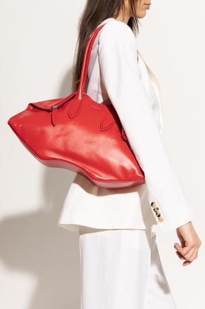 Alexander McQueen Manta Shoulder Bag, Womens, Red