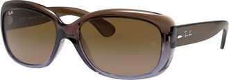 Ray-Ban Womens 0rb4101 Sunglasses, Brown, 58 UK