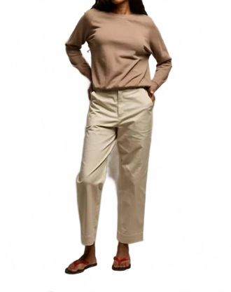 perfectwhitetee Alexi Crewneck Sweatshirt In Mocha
