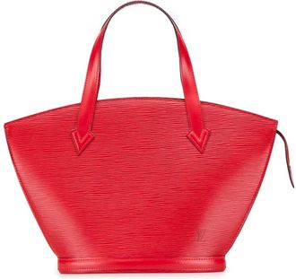Louis Vuitton Borsa a mano Saint Jacques PM Short Strap in pelle Epi 1995 - Rosso