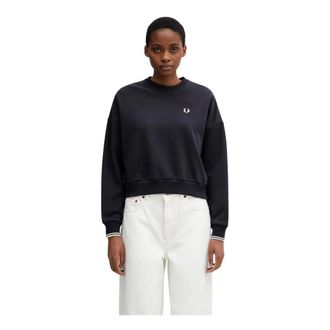 Fred Perry Hoodies & sweatvesten, Dames, Blauw, XS, Sweatshirts