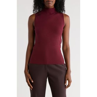 T Tahari Sleeveless Sweater in Windsor Wine at Nordstrom Rack, Size Small