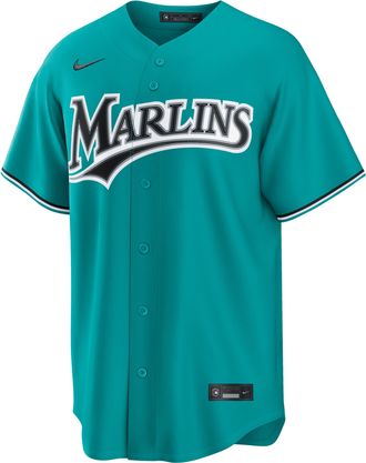 Nike Sandy Alcantara Miami Marlins Nike Mens MLB Replica Jersey in Green | RP260IREMQ9-NVR