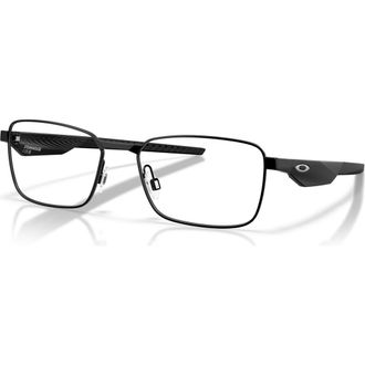 Oakley 54mm Rectangle optical glasses in Black at Nordstrom