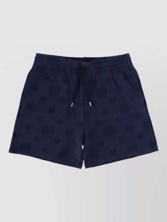 Casablanca patterned knee length shorts back pocket