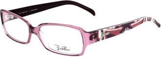 Emilio Pucci Purple Plastic Glasses Womens (Frames)