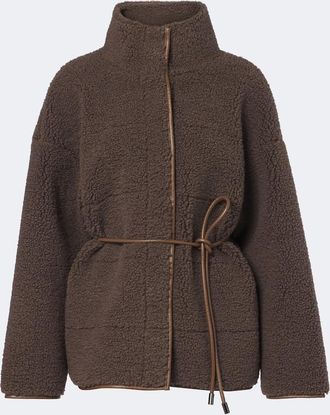 Bogner Kimberly belted teddy jacket