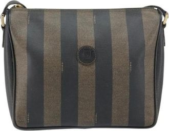 Fendi Pre-owned Cross Body Bags, female, Brown, Size: ONE SIZE Pre-owned Vintage Cross Body Bag