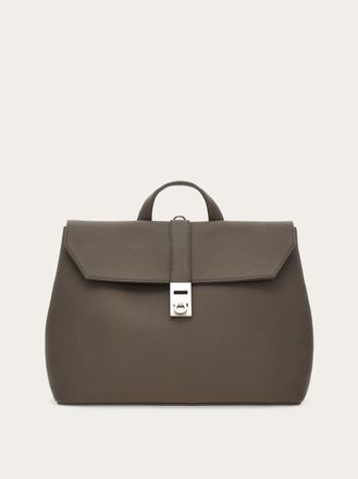 Ferragamo Uomo Borsa 3-in-1 con fibbia Hug Grigio