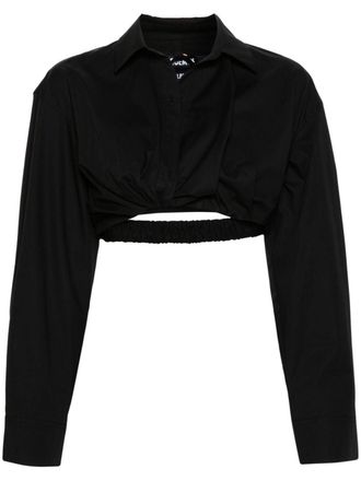 Jacquemus Camicia Bahia crop - Nero