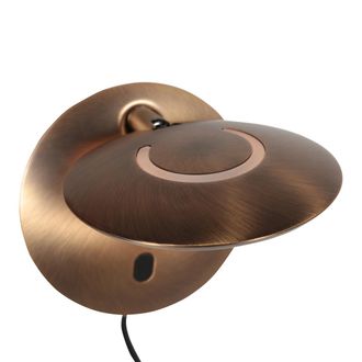 Steinhauer Lampada Da Parete - Bronzo - Zenith2 - Plastica Metallo - &Oslash; 15cm