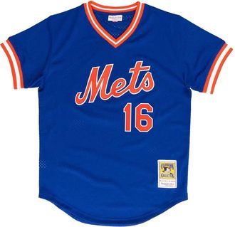 Mitchell & Ness T-shirt MLB Mets 1986 Dwight Gooden - Blu