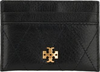 Tory Burch Charlie Quilted Card Case - Accessories - Mujer - Negro - ONE SIZE