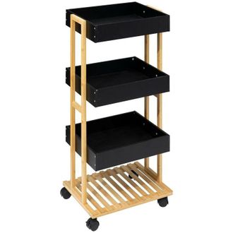 5five Simply Smart Carrito De Ba&ntilde;o Con Ruedas Y 4 Niveles Five