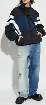 VETEMENTS Vintage-effect Jeans, Mens, Blue