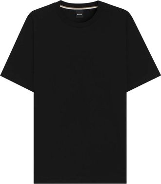 HUGO BOSS Thompson 02 T-shirt - Heren - T-shirts - Zwart - L - Katoen - Tops