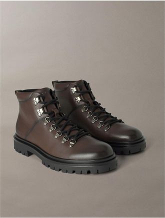 Calvin Klein Mens Mens Biorgen Boots - Brown - 10.5