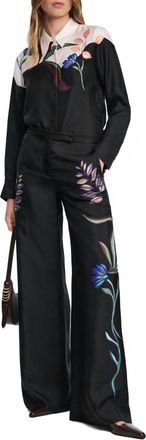 Dorothee Schumacher Seductive Bloom Pants In Autumn Garden