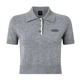 Pinko Mujer, Camisetas, Gris, Talla: XS