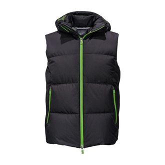 Herno Waistcoats, male, Black, 3XL, Water-Repellent Windbreaker