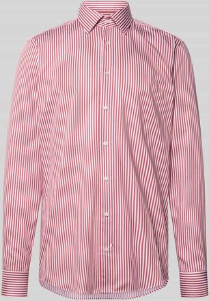 HUGO BOSS Regular Fit Businesshemd mit extra langem Arm Modell H-JOE-K in Rot, Gr&ouml;&szlig;e 39L