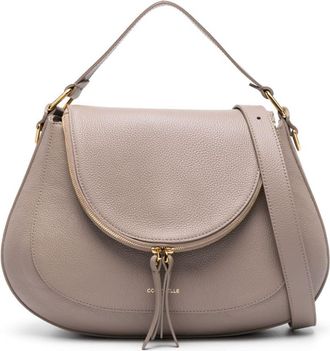 Coccinelle logo-detail leather tote bag - women - Leather - OS - Brown