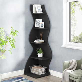 Tribesigns Tribesigns - Estante Esquinero De 178 Cm, Estante De Almacenamiento, Estanter&iacute;a, Soporte Para Plantas, 5 Niveles, Moderno, Para El Hogar, Oficina, Sal