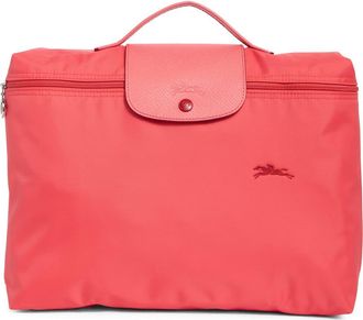 Longchamp Le Pilage Top Handle Document Holder Bag in Pomegranate at Nordstrom Rack