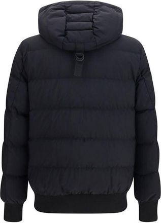 Moose Knuckles Quilted Nylon Down Jacket - Black
