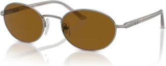 Persol Klassieke Zonnebril - unisex - Zonnebrillen - Grijs - 55 MM - Accessoires