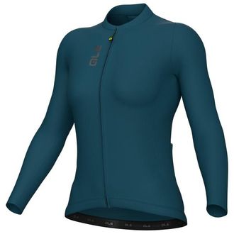 Al&eacute; Pragma Color Block L/S Jersey Velotrikot f&uuml;r Damen | blau