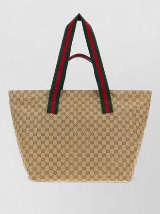Gucci gg fabric medium tote shopping bag