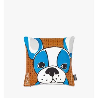 MCM M Pup Monogram Print Cushion