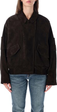 s.w.o.r.d Suede Bomber Jacket
