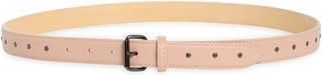 Longchamp Stud Leather Belt in Antique Pink at Nordstrom Rack