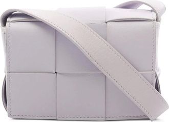 Bottega Veneta 2012-2025 Candy Nappa Intrecciato Cassette crossbody bag - Purple