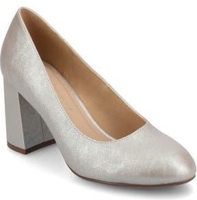 Journee Collection Seraphina Pump in Champagne at Nordstrom Rack, Size 7.5