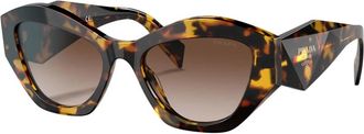 Prada Zonnebril - unisex - Zonnebrillen - Bruin - 53 MM - Accessoires