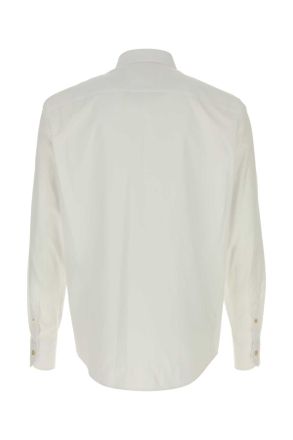 Valentino Garavani Mens White Oxford Shirt Bianco Cotton Camicie
